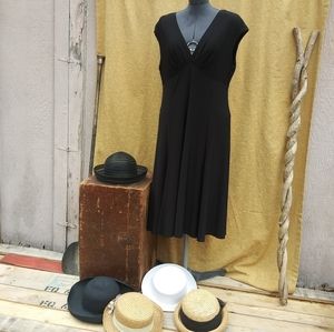 CHAPS XL Black Dress